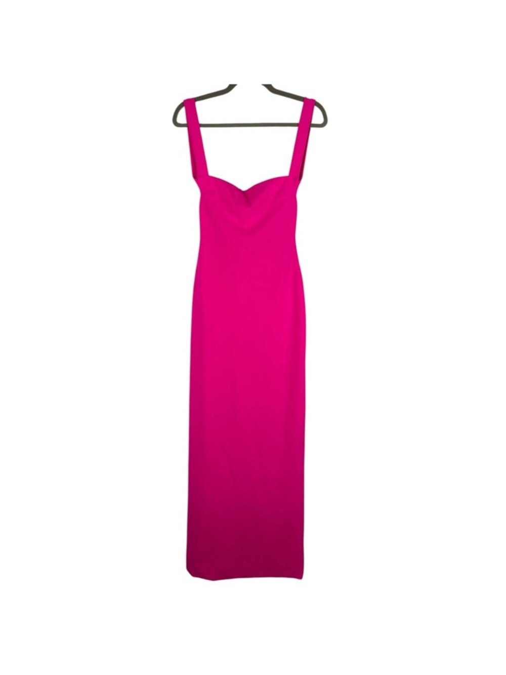 Solace London Hot Pink Square Neck Maxi Dress - Picture 2 of 7